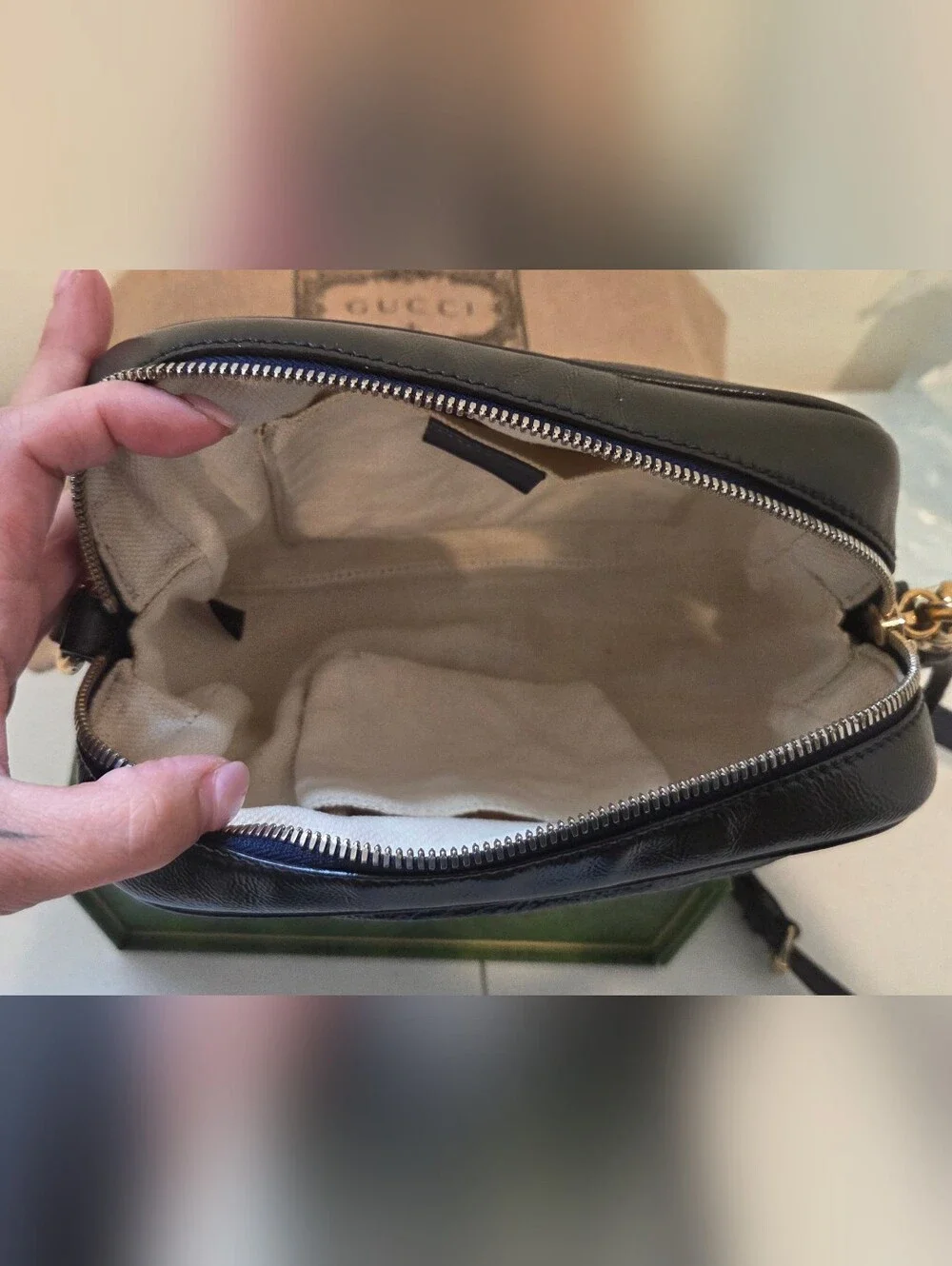 Gucci Soho Disco Patent Leather Crossbody Bag